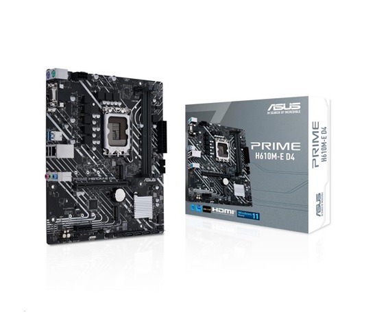 BAZAR - ASUS MB Sc LGA1700 PRIME H610M-E DDR4, Intel H610, 2xDDR4, 1xDP, 1xHDMI, 1xVGA, mATX - (Bez příslušenství)