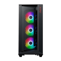 ADATA XPG case CRUISER Mid-Tower, bez zdroje, 3x 120mm ARGB Fan, Černá