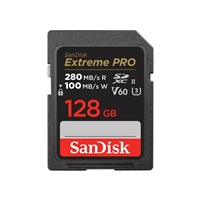 SanDisk SDXC karta 128GB Extreme PRO (280 MB/s Class 10, UHS-II V60)