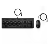 HP 225 Wired Mouse and Keyboard Combo - Česká-Slovenská