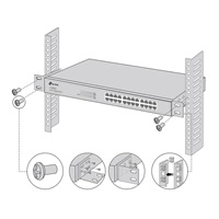 TP-Link RackMount Kit-13 - Sada pro montáž 13palcových přepínačů do racku