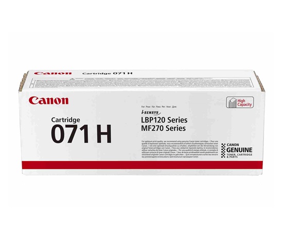 Canon TONER CRG 071H BK černý pro MF275dw, MF272dw, LBP122dw (2 500 str.)