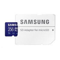 Samsung micro SDXC karta 256GB PRO Plus + SD adaptér