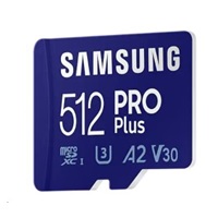 Samsung micro SDXC karta 512GB PRO Plus + SD adaptér