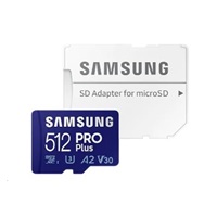 Samsung micro SDXC karta 512GB PRO Plus + SD adaptér