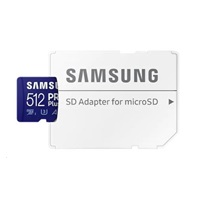 Samsung micro SDXC karta 512GB PRO Plus + SD adaptér