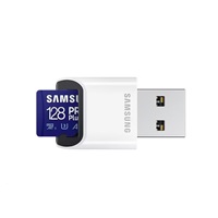 Samsung micro SDXC karta 128GB PRO Plus + USB adaptér