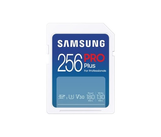 Samsung SDXC karta 256GB PRO PLUS + USB adaptér