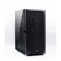 1stCOOL skříň Wind Storm Black MiddleTower, AU, USB3.0, bez zdroje, černá