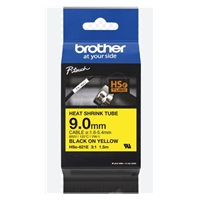 Před použitím nových bužírek HSe-xxxE je nutné aktualizovat firmware tiskárny.<br><br>BROTHER smršťovací bužírka - HSE-621E žlutá pro E300VP H300 H500 E550 P700 P750 D800 P900 P950 - 9,0 / 1,6-5,4 / 3:1