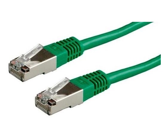 XtendLan patch kabel Cat5E, FTP - 0,5m, zelený  (prodej po 10 ks)