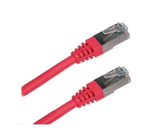 XtendLan patch kabel Cat5E, FTP - 3m, červený