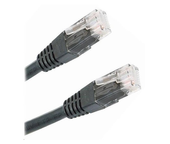 XtendLan patch kabel Cat5E, UTP - 3m, černý