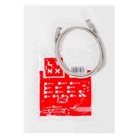 LYNX patch kabel Cat5E, UTP - 0,1m, šedý (prodej po 10 ks)