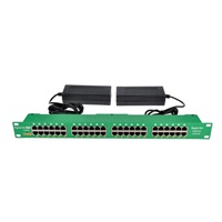 Aktivní POE injektor - 24x 1Gb/s, stíněný, 802.3af/at