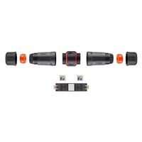 Spojka vodotěsná STP RJ45, Cat5E, Cat6, Cat6A, krytí IP68