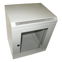 XtendLan 19" nástěnný vertikální rozvaděč 9U 350x140