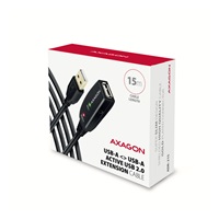 AXAGON ADR-215, USB 2.0 A-M -> A-F aktivní prodlužovací / repeater kabel, 15m