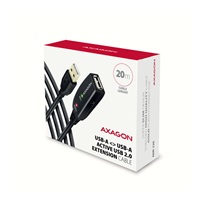 AXAGON ADR-220, USB 2.0 A-M -> A-F aktivní prodlužovací / repeater kabel, 20m