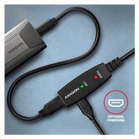 AXAGON ADR-310, USB 3.2 Gen 1 A-M -> A-F aktivní prodlužovací / repeater kabel, 10m