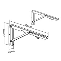 Držáky na polici skládací Fiber Mounts M8C76