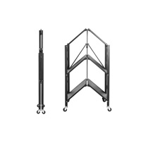 Skládací regál na kolečkách Fiber Mounts M8C97