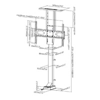 Nábytkový elektrický stojan na Tv Fiber Mounts M8C66