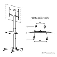 Tv stojan OMB Professional Spring