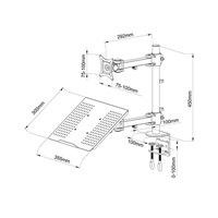 Držák na monitor a notebook Fiber Mounts FM23