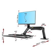 Stolní kancelářský držák monitoru a klávesnice NB FC40B