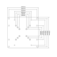 Nástavec VESA rozšíření Fiber VESA200