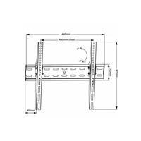 Držák Tv na zeď s naklápěním Fiber Mounts M8C62