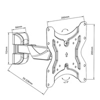 Polohovatelný kloubový držák Tv Fiber Mounts M7C41