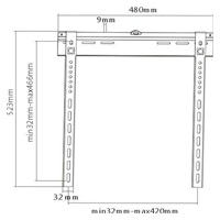 Nejtenčí držák na Tv Fiber Mounts THIN9