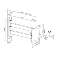 Držák na LCD LED monitory Fiber Mounts FM102G