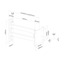 Držák na monitory Tv Fiber Mounts FM102G