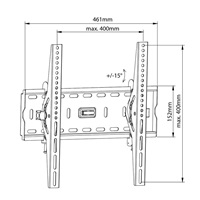 Držák Tv s náklonem Fiber Mounts M7C78