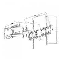 Otočný držák televize Fiber Mounts M7C62