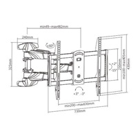 Otočný držák na televize Fiber Super-3