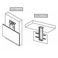 Motorizovaný stropní držák Tv Fiber Mounts FM-KD2
