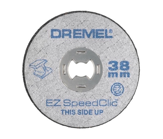DREMEL kotouče na řezání v kovu s rychloupínáním EZ SpeedClic, 5dílná sada.
