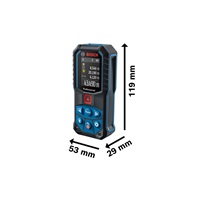 BOSCH GLM 50-27 C, laserový měřič vzdálenosti, rozsah 0,05 – 50,00 m, 635 nm, < 1 mW