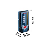 BOSCH LR 7, přijímač laserového paprsku, 2x 1,5 V LR6 (AA), IP 54
