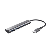 TRUST Rozbočovač Halyx Aluminium USB-C To 4 Port USB-A 3.2 Gen1 Hub