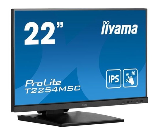 iiyama ProLite T2254MSC-B1AG, 54.6cm (21.5''), Projected Capacitive, 10 TP, Full HD, black