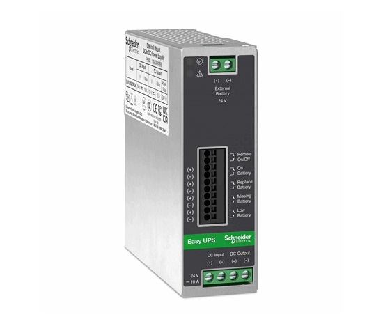 APC EASY UPS Din Rail Mount Switch Power Supply Battery Back Up 24V DC 10 A, 240W