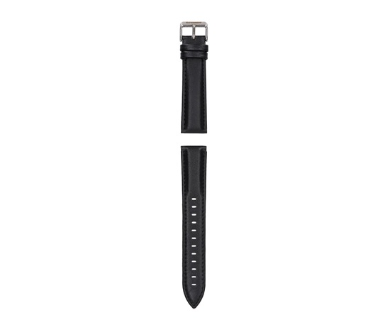 Garett Smartwatch řemínek 20 mm pro Verona/Veronica, černý se stříbrnou sponou
