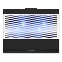 CONNECT IT FrostBlast chladicí podložka pod notebook s modrým podsvícením, ČERNÁ