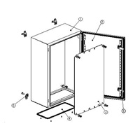 XtendLan univerzální rozvaděč s montážní deskou, 380x210x600 - krytí IP66