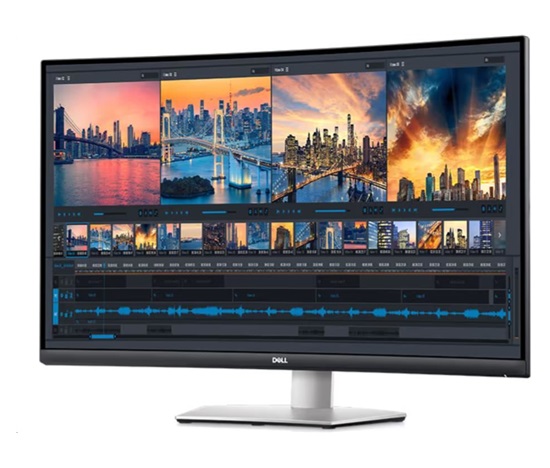 DELL LCD S3221QSA - 32"/VA/LED/4K UHD/3840 x 2160/16:9/60Hz/8ms/3000:1/300 cd/m2/Speaker/HDMI/DP/VESA/3YNBD (210-BFVU)